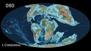 PlateTectonics amp Ice Ages  Scotese Animation 022116a [upl. by Ruphina]