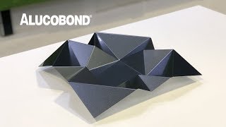 ALUCOBOND® Bowl  Folding instructions [upl. by Bonnell]