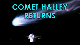 Comet Halley Returns  1986 History Space Probes Observations HD Remaster NASA [upl. by Sheryle687]