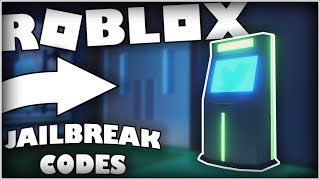 NEW CODES IN JAILBREAK  ATM LOCATIONS ROBLOX [upl. by Nnahs741]