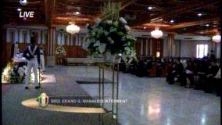 Bro Eranio Manalo Funeral Part 0317 Complete Video [upl. by Anihpled]