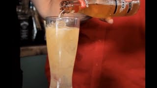 How To Make A Shandy  Beer amp Ginger Ale Drink Recipe [upl. by Pavior]