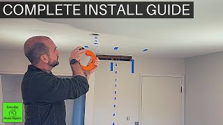 How To Install Ceiling Light Without Existing Wiring [upl. by Naesed]