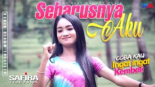 SAFIRA INEMA ft DJ SANTUY  SEHARUSNYA AKU COBA KAU INGAT INGAT KEMBALI The Best Wahana Musik [upl. by Enahpets]