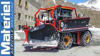 Fastrac et Villeton au déneigement by Matériel Agricole [upl. by Eda]