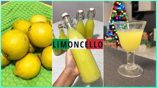 Limoncello fatto in casa  Homemade Limoncello  Ricetta facile per fare il limoncello  shorts [upl. by Dyanna768]