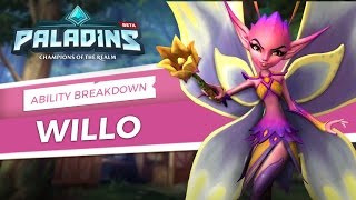 Paladins  Willo  Ability Breakdown [upl. by Hcirteid]