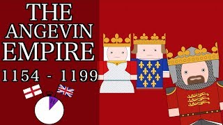 Ten Minute English and British History 10  The Angevin Empire and Richard the Lionheart [upl. by Ev]