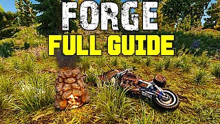 7 Days To Die How To Craft The Forge  Full Guide [upl. by Jena]