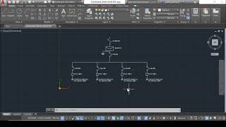 DIAGRAMA UNIFILAR AUTOCAD [upl. by Clementis]