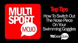 How To Change Out The Nose Piece On Your Swim Goggles [upl. by Oreves]