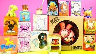 Kidrobot MEGA Blind Box Opening BFF The Simpsons Dunny Yummy Dessert DCTC Disney Cars Toy Club [upl. by Ellenehs459]