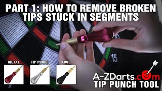 How to Remove Broken Tips From Your Soft Tip Dartboard  Part 1 [upl. by Kandace]