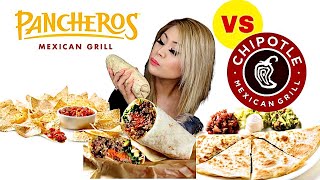 PANCHEROS VS CHIPOTLE MUKBANG [upl. by Ettenoj]