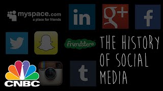 History Of Social Media In 90 seconds  CNBC [upl. by Katharyn230]