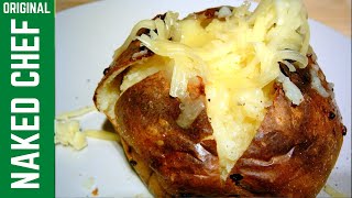 JACKET POTATO  Oven baked potatoes recipe  How to make [upl. by Odnomar]