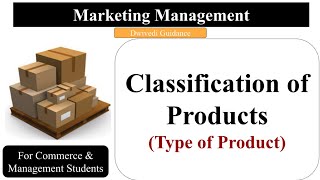 Product Classification of Products Type of Products Consumer and Industrial goods Marketing [upl. by Silra256]