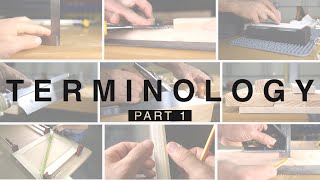 Beginner Woodworking and Carpentry Terminology Part 1 [upl. by Yekcim]