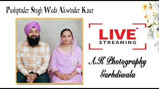 Live Bhog Jaggo Bhangra ll Pushpinder Singh Weds Akwinder Kaur ll [upl. by Aicylla612]