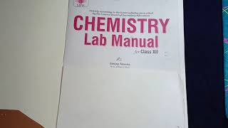 Chemistry Practical File  Lab manual Class12th [upl. by Bhatt]