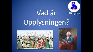 Vad är Upplysningen Epoker [upl. by Busiek]