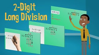 Long Division with 2Digit Numbers  EasyTeaching [upl. by Benetta]