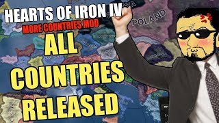 Hearts Of Iron 4 All COUNTRIES RELEASED More Countries Mod [upl. by Anhaj]