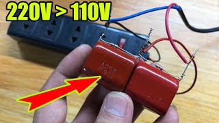 Simple convert 220V to 110V [upl. by Fonsie58]