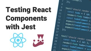 React Testing Tutorial Jest  React Testing Library [upl. by Guillema326]