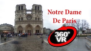 Visit NotreDame de Paris in 360 VR [upl. by Torr790]