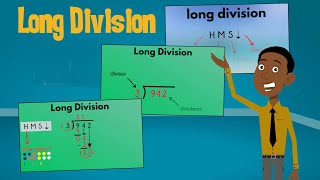 Long Division Made Easy HMS Bring Down  EasyTeaching [upl. by Chickie]