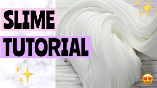 HOW TO MAKE SLIME Simple amp Easy Slime Recipe  2 Minute Easy Slime Tutorial Glue and Borax Slime [upl. by Rowell]