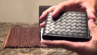 Bottega Veneta Intrecciato VN Leather Wallet AUTHENTIC Like Hermes [upl. by Choong]