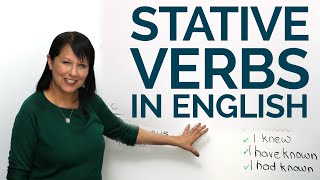 STATIVE VERBS in English [upl. by Harte]