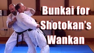 Practical Kata Bunkai Shotokan’s Wankan [upl. by Yelloh17]