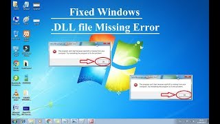 How to Fix All DLL Missing File Error in Windows PC  Windows 7XPVistaService Pack 12 [upl. by Idnak]