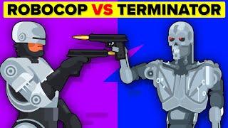 Terminator vs RoboCop – Who Would Win The Terminator Movie amp Robocop Movie [upl. by Anahsat]