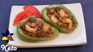 New Orleans Stuffed Mirlitons – Simplified Keto Stuffed Chayote  Keto Recipe [upl. by Gherardo]