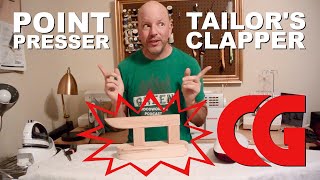 Making a Tailors ClapperPoint Presser  Woodworking [upl. by Hseham]