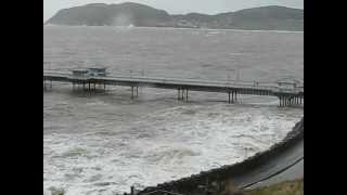 Llandudno Storm in North Wales [upl. by Nohsed494]