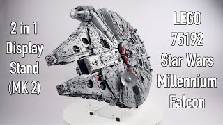 2 in 1 Display Stand Mark 2 for LEGO 75192 Star Wars UCS Millennium Falcon [upl. by Opiak]