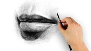 How to Draw Lips  Step by Step [upl. by Nahtal585]