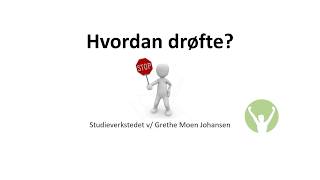 Hvordan drøfte [upl. by Eyahs]