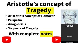 Aristotles concept of tragedy in Poetics I What is hamartia peripeteia and anagnorisis in tragedy [upl. by Eirena642]