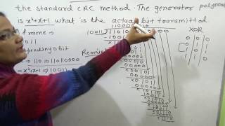 CRC in Computer Network  Cyclic Redundancy Check  Example Computer Network [upl. by Maharva826]