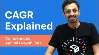 CAGR Compounded Annual Growth Rate Explained  Concept amp Calculation [upl. by Eirrehs]