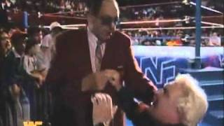 Gorilla Monsoon Fires Bobby Heenan on RAW [upl. by Enahs558]