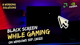 How To Fix Screen Going Black While Gaming  BlackScreen While Gaming 2023 [upl. by Verger]