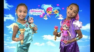 Shimmer and Shine Magical Genie Gem Scepter with Dancing Genies  Toys Academy [upl. by Anna600]