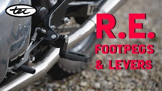 Fully Adjustable New Footpegs amp Levers for Royal Enfield [upl. by Lladnyk]